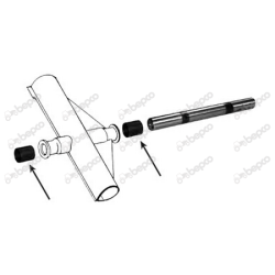 TULEJA ZAWIESZENIA OSI TEFLONOWA CASE XL 40x48x50 3134952R1