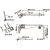 UCHWYT LUSTERKA PRAWY CASE MAXXUM 1530998C2