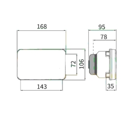 REFLEKTOR PRZEDNI LAMPA DEUTZ AGROTRON 04411363