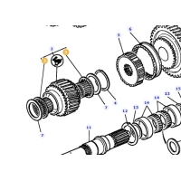 ŁOŻYSKO IGIEŁKOWE MASSEY FERGUSON 3382217M2