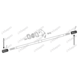 TULEJA ŁĄCZĄCA PRZEDNI WAŁ NAPĘDOWY 6Z MASSEY FERGUSON LANDINI 1425213M2