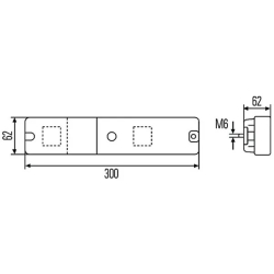 LAMPA TYLNA LEWA PRAWA MASSEY FERGUSON 3050