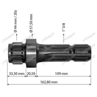 WAŁEK ODBIORU MOCY WOM CASE NEW HOLLAND 83983802