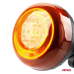 LAMPA OSTRZEGAWCZA W21p NA TRZPIEŃ 18LED 12/24V