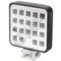 LAMPA ROBOCZA HALOGEN LED, 19 LED KWADRATOWA, 10-36V, 83x83x20mm