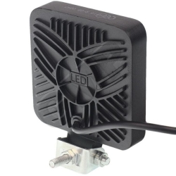 LAMPA ROBOCZA HALOGEN LED, 19 LED KWADRATOWA, 10-36V, 83x83x20mm