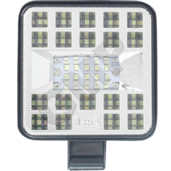 LAMPA ROBOCZA HALOGEN LED, 29 LED KWADRATOWA, 10-36V, 83x83x20mm