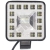 LAMPA ROBOCZA HALOGEN LED, 23 LED KWADRATOWA, 9-36V, 83x83x20mm